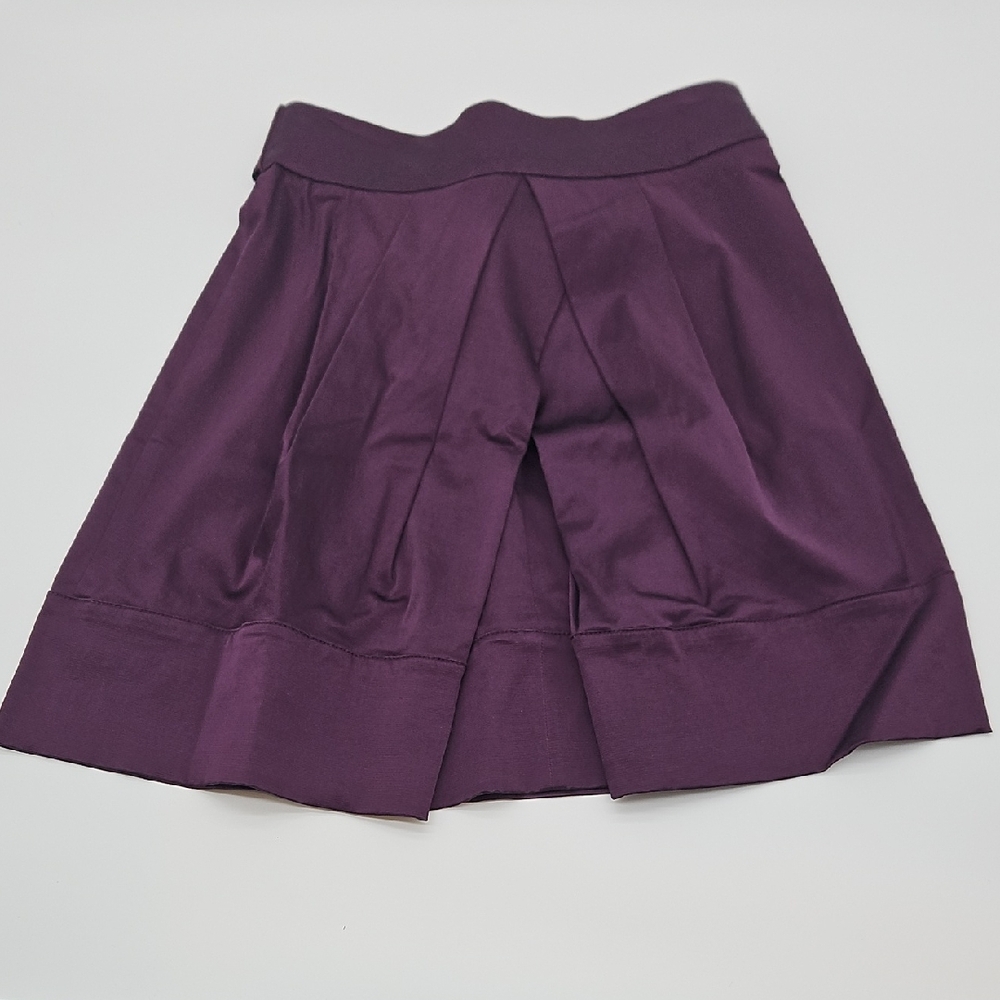 bebe Deep Purple A-Line Skirt